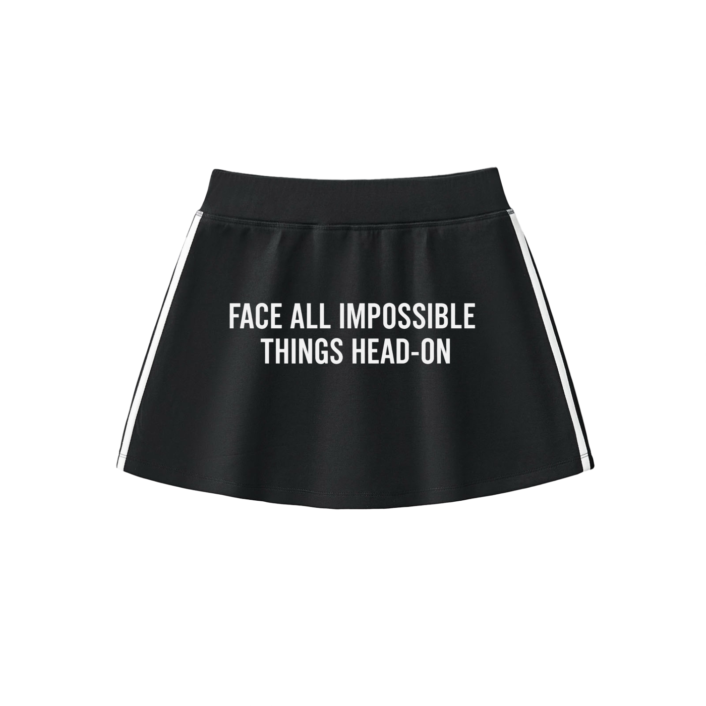 F.A.I.T.H Taped Short Skirt