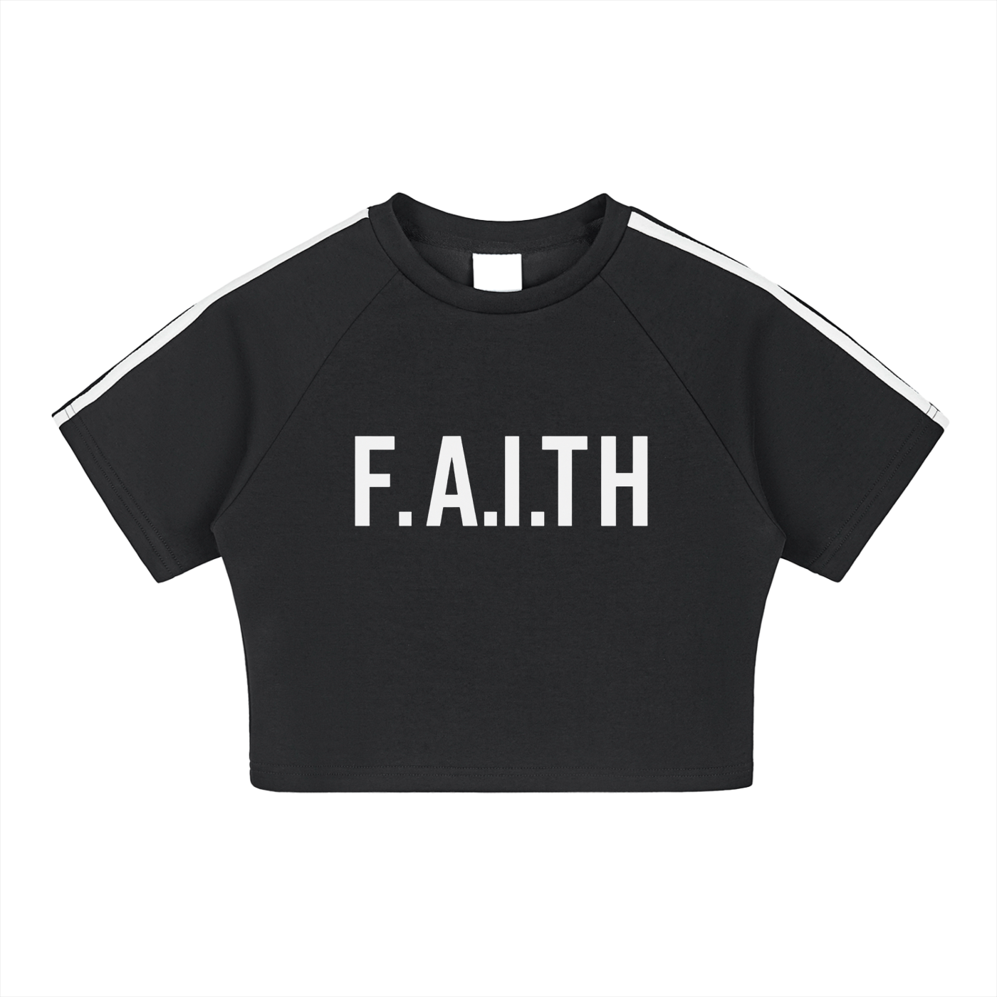 F.A.I.T.H Taped Crop Top