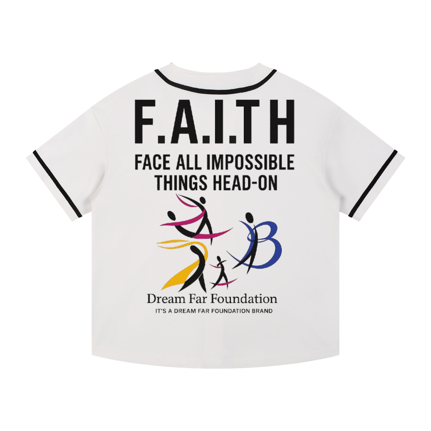 F.A.I.T.H Piped Button-Up Jersey