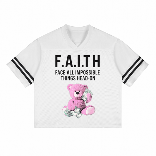 F.A.I.T.H Teddy Bear Mesh T-Shirt