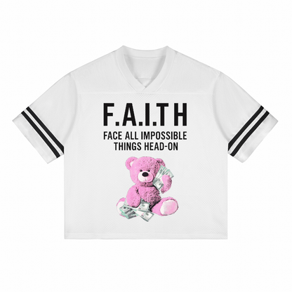 F.A.I.T.H Teddy Bear Mesh T-Shirt