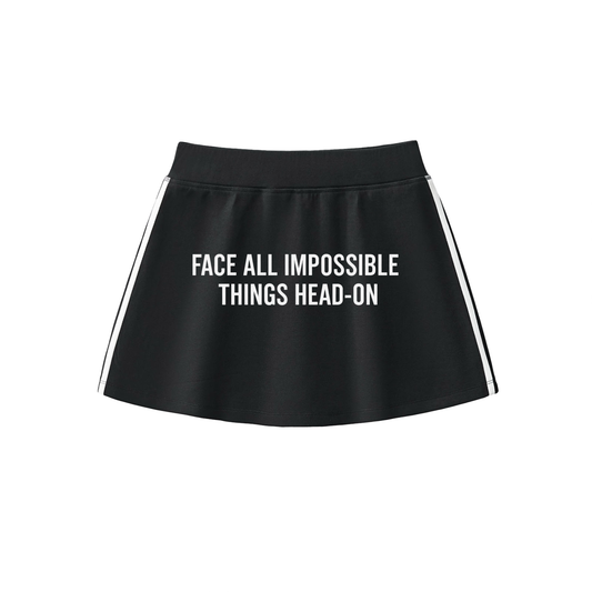F.A.I.T.H Taped Short Skirt