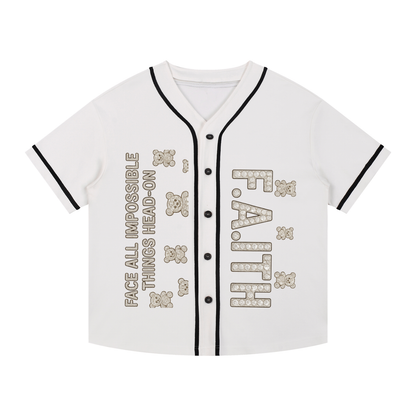 F.A.I.T.H Piped Button-Up Jersey