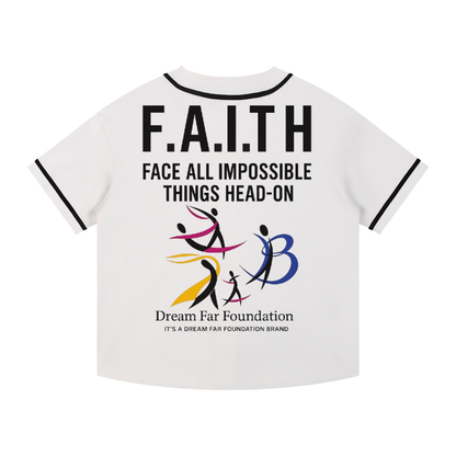 F.A.I.T.H Piped Button-Up Jersey